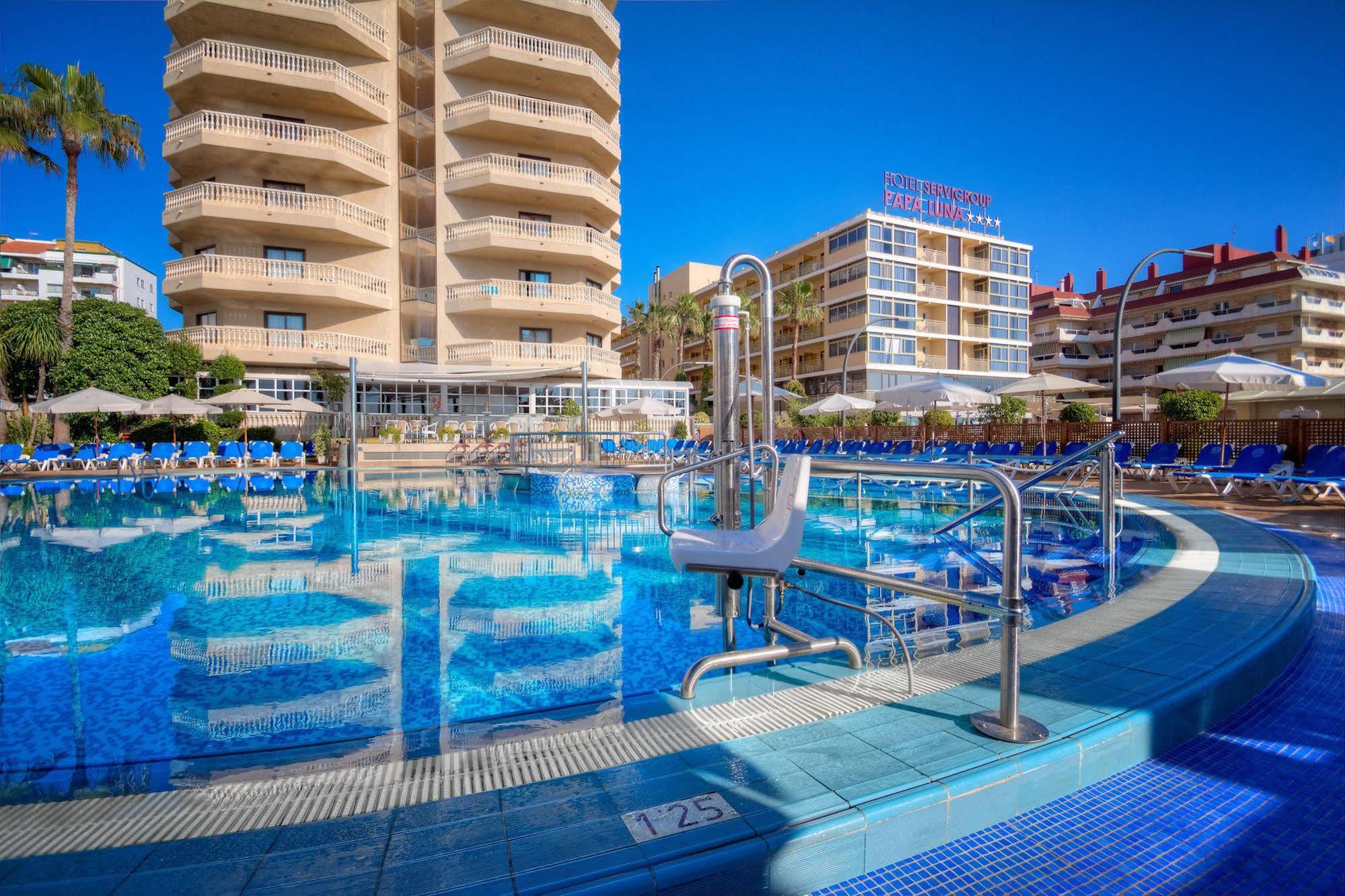 Hotel Servigroup Papa Luna Пеніскола Екстер'єр фото