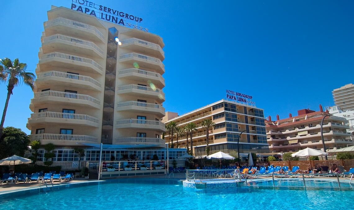 Hotel Servigroup Papa Luna Пеніскола Екстер'єр фото